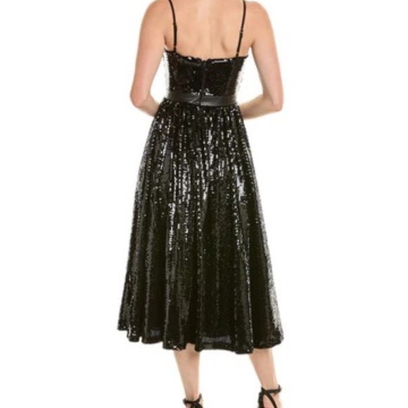 WeWoreWhat Sequin Midi Dress, Black, Size 2 - NWT - Picture 2 of 8